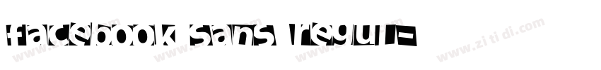 Facebook Sans Regul字体转换 Facebook Sans Regul字体转换